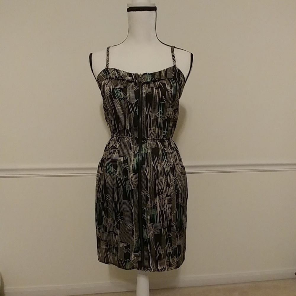 KLD signature zip front dress